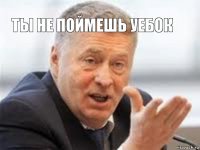 ты не поймешь уебок