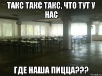 такс такс такс, что тут у нас где наша пицца???