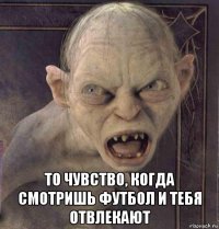  то чувство, когда смотришь футбол и тебя отвлекают