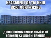 красавец где ты был всю мою жизнь дооооооомииииик милый мой наконец из школы пришла