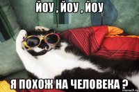 йоу , йоу , йоу я похож на человека ?