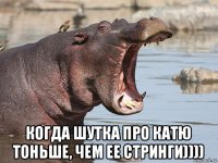  когда шутка про катю тоньше, чем ее стринги))))