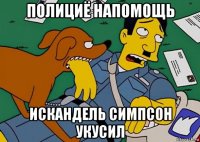 полициё напомощь искандель симпсон укусил