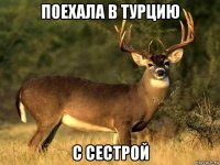 поехала в турцию с сестрой