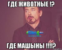 где животные !? где машыны !!!!?