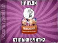 ну куди стільки вчити?