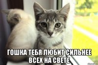  гошка тебя любит сильнее всех на свете