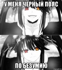 у меня черный пояс по безумию