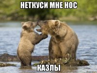 неткуси мне нос казлы