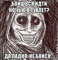 боишься идти ночью в туалет? да ладно, не бойся...