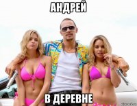 андрей в деревне