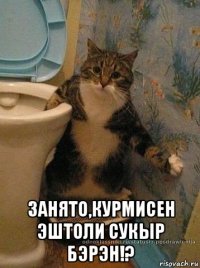  занято,курмисен эштоли сукыр бэрэн!?