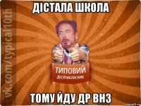 дістала школа тому йду др внз