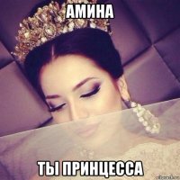 амина ты принцесса