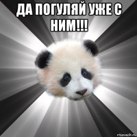 да погуляй уже с ним!!! 