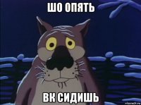 шо опять вк сидишь