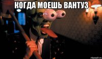 когда моешь вантуз 