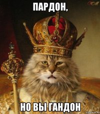 пардон, но вы гандон