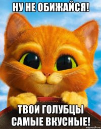 ну не обижайся! твои голубцы самые вкусные!