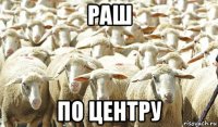 раш по центру