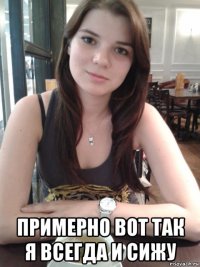  примерно вот так я всегда и сижу