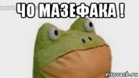 чо мазефака ! 