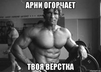 арни огорчает твоя вёрстка