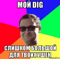 мой dig слишком большой для твоих ушек