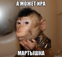 а может ира мартышка