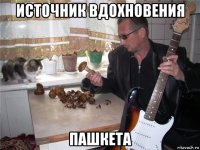 источник вдохновения пашкета