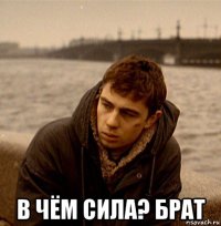  в чём сила? брат
