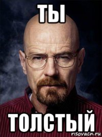 ты толстый