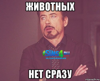 животных нет сразу