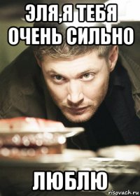 эля,я тебя очень сильно люблю