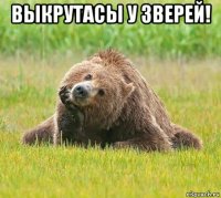 выкрутасы у зверей! 