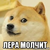  лера молчит
