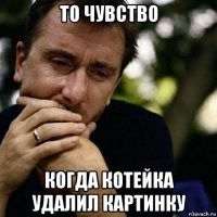 то чувство когда котейка удалил картинку