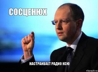 сосценюх настраивает радио ксю
