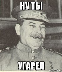 ну ты угарел