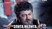  элита мелита...