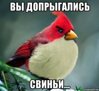 вы допрыгались свиньи...