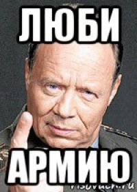 люби армию