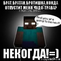 брат,братан,бротишка,кокда отпустит меня чудо-трава? некогда!=)