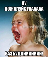 ну пожалуйстаааааа разбудииииииии!