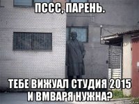 пссс, парень. тебе вижуал студия 2015 и вмваря нужна?