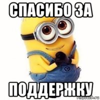 спасибо за поддержку