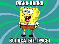 губка-попка волосатые-трусы