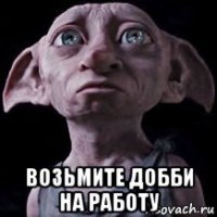  возьмите добби на работу