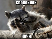 спокойной ночи