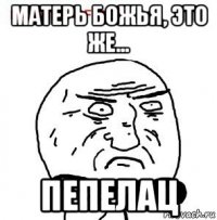 матерь божья, это же... пепелац